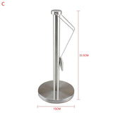 Stainless Steel Kitchen Roll Paper Towel Holder Bathroom Tissue Stand Napkins Rack Home Kitchen Storage Paper Towel Stand