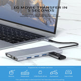 c hub 11 in 1 Port HD-MI-Compatible VGA Docking USB 3.0 High Speed Type C Splitter For Laptop
