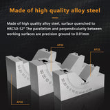 Adjustable High Precision Alloy Steel Pad Gauge Grinder Milg hine Angle Block Ruler AP30