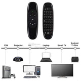 C120 Fly Air Mouse 2.4G RF Smart Remote Control 7 Color Backlight English Wireless Keyboard for PC Android TV Box Electronic equipment
