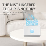 Flame Fire Aromatherapy Diffuser Ultrasonic Aromatic Essences House Air Home Fragrance 220ML Humidifier