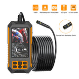 Industrial Endoscope 1080P 4.5 " Display 5m Hard Wire 8mm Diameter IP68 Waterproof Sewer Camera With LED