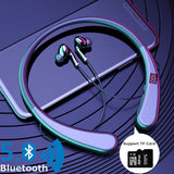 Wireless Bluetooth 5.0 Earphones Sports Running Headset  with LED Digital Display Support TF Card Noise Reduction Headphones