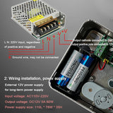 IP65 Waterproof TTLock Fingerprint Smart Door Lock Outdoor Gate Bluetooth Password 13.56MHz IC Card Deadbolt+nical Key