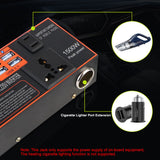 RV Socket Outlets DC 12V/24V to AC 110V/220V Camper Car Inverter Power Adapter Converter Cigar Lighter Plug USB Chargers 8 Ports