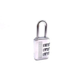 Mini Alloy Padlock 3/4 Digit Dial Combination Password Code Number Safety Travel Security Lock for Lage Suitcase Drawer