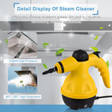 1050W Steam Cleaner 350ml Tank Portable Steamer with Safety Lock Temperature High Pressure Household Cleaning Tool