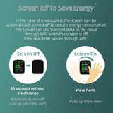 8in1Tu-ya Wifi PM1.0 PM2.5 PM10 CO2 TVOC HCHO Temperature and Humidity Tester Portable Air Quality Meter Carbon Dioxide Detector