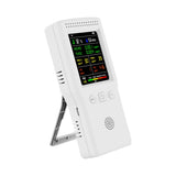 9 In 1 Air Quality Detector LCD Display PM2.5 PM10 HCHO TVOC CO CO2 AQI Temperature Humidity Multifunctional Air Quality Monitor