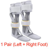 1Pair AFO Drop Brace Ankle Foot Orthosis Medical Afo Walking with Shoes for Stroke Hemiplegia (Left/Right Foot)
