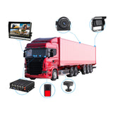 YWX 4 Channel 1080P AHD Car Vehicle CCTV MDVR 2TB HDD Recording Truck/Taxi/Bus Camera System Mobile DVR Kits