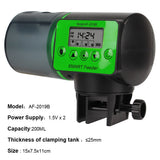 200ML LCD Display 2 in 1 Manual and Smart Adjustable Automatic Aquarium Timer Feeder Digital Fish Tank