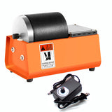 Electric Rotary Tumbler Capacity 2.5KG Single Drum Beads Rock Stones Gold Sier Jewelry Jade Metal Small Polishing hine