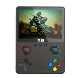 X6 Game Console，8.89 Cm IPS Screen Mini Game Console