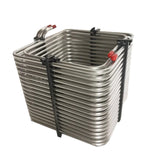 Food Grade 304 Material 8mm Stainless Steel 2-Way Coog Wine Tube For Beer Insulated Box 220X220MM