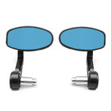 2Pcs CNC Motorcycle Bar End Black Rearview Side Mirrors for Triumph Speed Triple - Street Triple Bar End Mirrors with Tools.