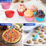 Baking Cake Mould Set 12pcs/set 7 Inch / 8 Inch Air Fryer Accessories for all Air Fryer Machine  4.0- 5.8QT Kitchen Tools
