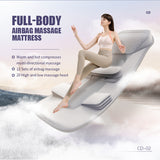 Intelligent Massage Cushion with Multifunctional Airbags - Body Back Massager for Pain Relief. Spine Kneading, Waist Vibration, Heating Pad