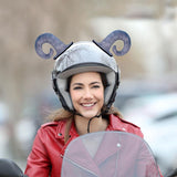 Safety Hat Headpiece Motorcycle Small Devil Horns Stylish Modification Accessories Multi-Purpose Bicycles