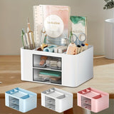 Pen organizer with 2 cones, multifunctional pencil holder, desktop bracket lighting CA, office supplies