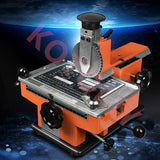 Nameplate Label Printer Semi Automatic hine Metal Aluminum Alloy Name Plate Engrave Emer Marking Tool