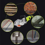 4000W High Power dust free Electric Wall Slotting Machine Concrete Cutting Wall Slotting Machine Circular Saw Power Tools 220V