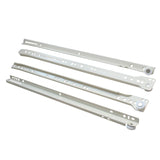 drawer slide rail One set Steel Bottom Side Mount Wheel Slide Track Set