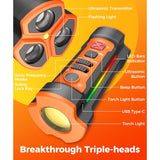 2024 Release Pet Repeller Ultrasonic Training Rechargeable Anti Dog Bark Deterrent Device With LED Flashlight