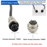 Iron Shell TFS-1 With Cable Meters 2 3 Core Plug hine Tool Controller Foot Pedal Switch 220V