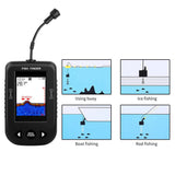 Erchang XF03 Portable Sonar Fish lure Echo Sounder Lake Sea 100M Depth Fishing Finder