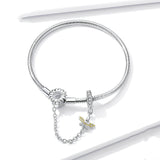 S925 Sterling Silver Personality Fashion Simple Bracelet