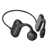 Real Bone Conduction Headphones Bluetooth 5.2 Wireless Earphones Waterproof Sports Headset with Mic for Workouts Running Driving