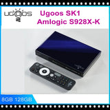 Ugoos SK1 Android 11 Smart TV Amlogic S928X-K 8 128 GB Wifi 6 BT5.2 1000M Support Dolby Widevine L1 DTS Set Top Box