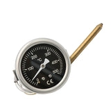 304 Stainless Steel Pizza Electric Oven Bread Kiln Thermometer Pointer Display 500 Degrees Temperature Gauge
