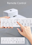 220V Intelligent Sanitary Ware ABS Automatic Bathroom Electric Bidet Lid Smart Toilet Seat Cover