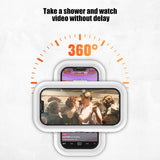 Rotatable Waterproof Shower Touch Sensitive Wall Mounted Phone Holder for Bathroom Kitchen