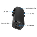 Panoramic Video with Dual Cold Shoe Mounts Metal Protective Frame Camera Cage Vlog for DJI OSMO Pocket 3