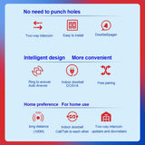 Wireless Electronic Doorbell 433MHz Non-visual Building Smart Intercom Doorbells One-Button Operation for Home Office