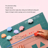 A4 Paper Decoration DIY Head Round Cutting Knife For Scrapbook Photo Trimmer Stationery Cards Cutters Tool