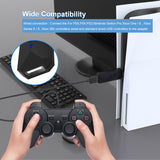 For PS5 PS4 Switch PS3 PC Gamepad USB Wireless Controller Converter Handle Bluetooth-compatible Dongle Adapter Gaming Accessorie