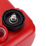 Boat Gas Can Outboard Fuel Tank Corrosion Resistant 12L Red Anti-Aging Plug and Play for 9.9 Horsepower Replacement for Yamaha