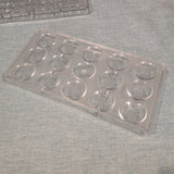 Design Oblate Mold Volcanic Polycarbonate Chocolate Moulds PC Candy Forms