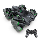 Children's watch remote control drift horizontal double-sided driving four-wheel drive stunt off-road high-speed race toy car