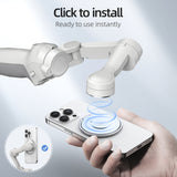 Portable Magnetic Mount Phone Holder Aluminum Alloy for DJI OSMO Mobile 6/SE/5/4 SE/4 Compatible with iPhone 15/14/13/12