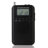Portable external speaker mini AM FM two-band radio