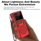 Portable Radio Bluetooth Speaker Music Player Support Bluetooth Call Recording TF Card With HD Digital Display