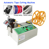 220V 988 Computer Hot and Cold Cloth Belt Cutting Auto Magic Adhesive Tape Zipper Webbing hine Elastic Band