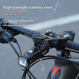 ESLNF Road Sports Camera Base Outdoor Mountain Bike Stainless Steel Extension Stand Cycg Stopwatch