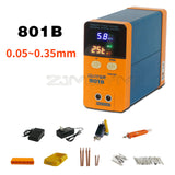 801A 801B Spot Welder 18650 Battery Mini Spot Welder Storage Digital Display Storage Energy Pulse Spot Welding Machine 11.6KW