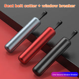 Auto Glass Window Breaker Aluminum Alloy Seat Belt Cutter Car Emergency Life-Saving Rescue Tool